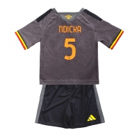 Camiseta AS Roma Evan Ndicka #5 Tercera Equipación Replica 2026-27 para niños mangas cortas (+ Pantalones cortos)